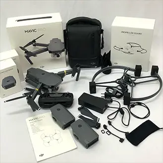 DJI ドローン MAVIC PRO GL200A ショルダーバッグ プロペラガード バッテリー合計3個付属