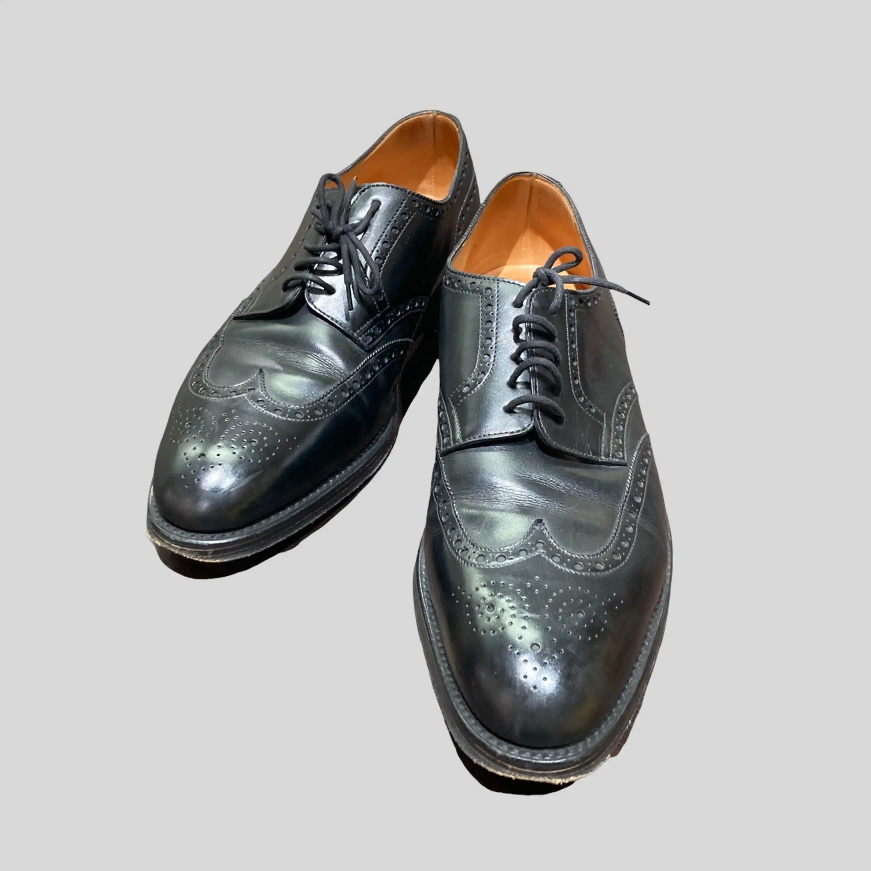 John Lobb【ジョンロブ】<br>ダービー ビジネスシューズ ローファー 黒 レザー