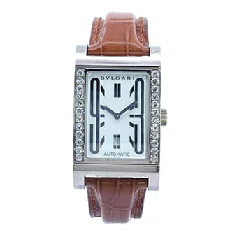 レッタンゴロ WG 革ベルト 茶 腕時計