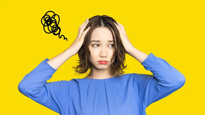 困っている女性