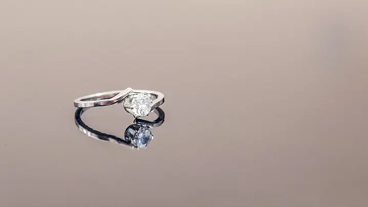 ダイヤモンドのリング