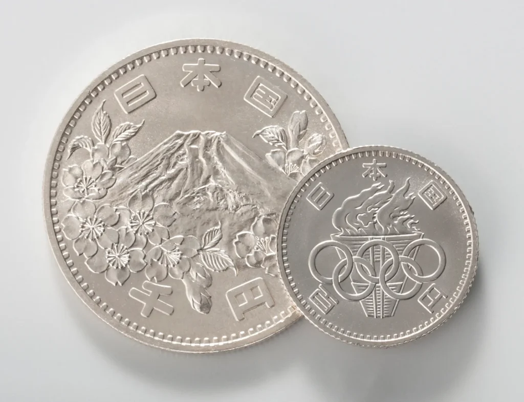 日本の記念硬貨 画像