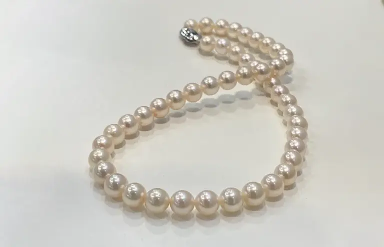 花珠鑑別付 あこや真珠ネックレス8.0-8.5mm