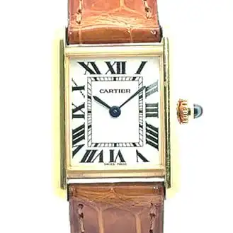 カルティエ タンクルイ 18K 腕時計