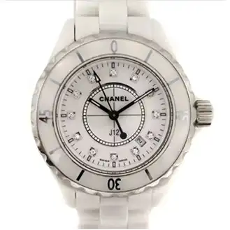 シャネル J12 H1628 腕時計 白