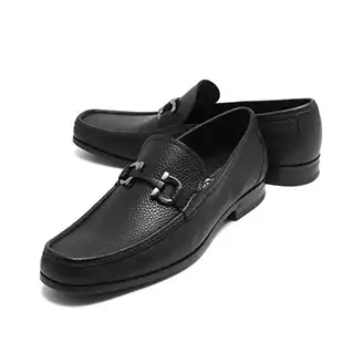 フェラガモ メンズ ガンチーニ ビジネスシューズ ブラック Aランク