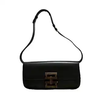 フェラガモ ショルダーバッグ セミショルダー 肩掛け バッグ 鞄 E217727 レザー 革 ウッド ブラック