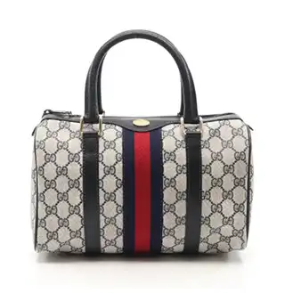 グッチ ボストンバッグ シェリーライン GG柄