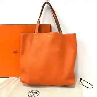 エルメス トートバッグ ドゥブルセンス 36 トリヨンクレマンス □Ｒ バッグ