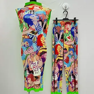 ISSEY MIYAKE PLESTS PLEASE ラミア・ズィアデ コラボ ワンピース/パンツ 写真