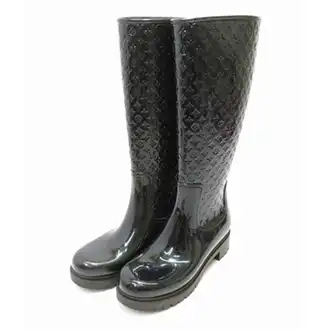 ルイヴィトン レインブーツ ドロップスライン 