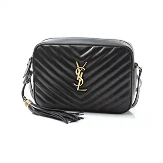 サンローラン ルー Vステッチショルダーバッグ Aランク