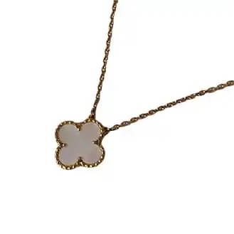 ヴァンクリーフ&アペール アルハンブラ ネックレス 750刻印 ゴールドカラー