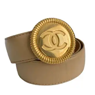 シャネル ヴィンテージ ココマーク ロゴ ベルト
