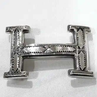 エルメス トゥアレグ H バックル シルバー