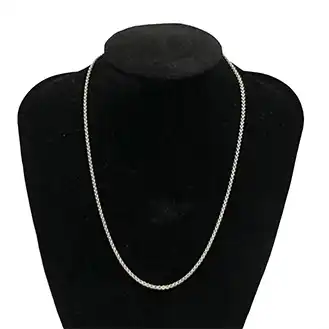 Chopard【ショパール】
チェーン ネックレス K18 ホワイトゴールド 8.4g