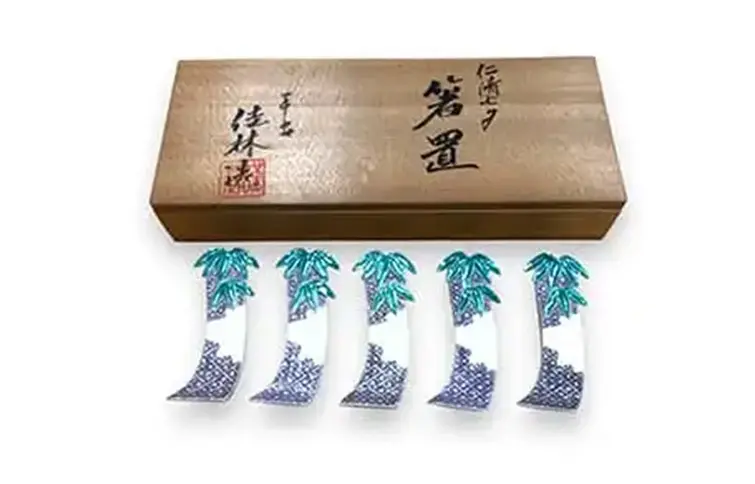 平安 佳林 造 仁清 七夕 箸置 ５客揃 未使用