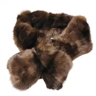 ロシアンセーブル
マフラー ソボル ロシアンセーブルファー ブラウン系