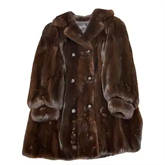 ミンク クリスチャンディオール Christian Dior FOURRURE ミンク 毛皮 コート レディース ※CP適用