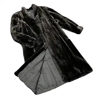 サガミンク
ロイヤル サガミンク ロングコート 逆毛 毛皮 11 ブラック