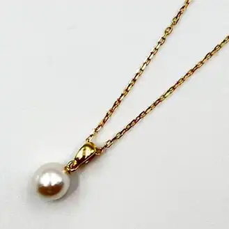 MIKIMOTO【ミキモト】
ネックレス 18金 K18イエローゴールド パール