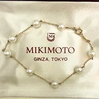 MIKIMOTO
ベビーパール 真珠 ブレスレット k14金具