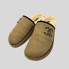 CHANEL【シャネル】
フットベットサンダル スリッポン ハラコ 内ボア