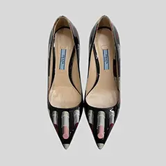 PRADA【プラダ】
ポインテッドトゥパンプス 36ハーフ