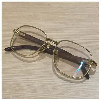 カルティエ 木製フレーム トリニティ サングラス