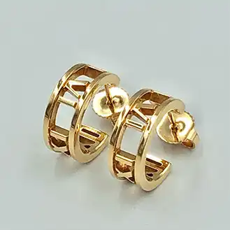 TIFFANY&Co.【ティファニー】アトラス　オープン　ピアス K18