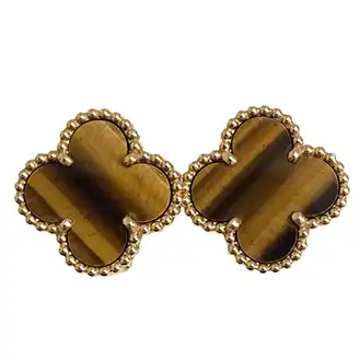 Van Cleef & Arpels【ヴァンクリーフ＆アーペル】ヴィンテージアルハンブライヤ ピアス K18YG 750