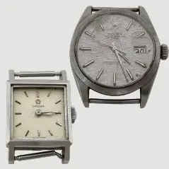 ピンの変形した時計・ケース割れした時計