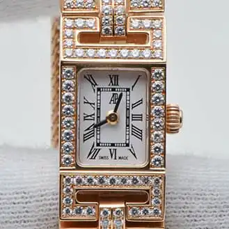 オーデマ ピゲ チャールストン K18 ダイヤベゼル クオーツ 腕時計