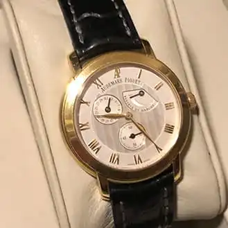 オーデマ ピゲ ジュールオーデマ K18YG 25955OR パワーリザーブ 手巻 腕時計