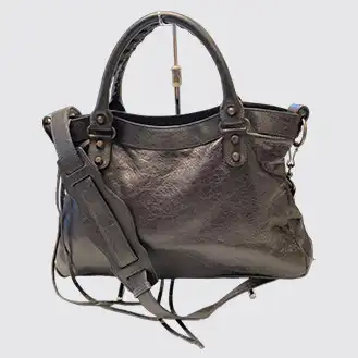 バレンシアガ ザ・タウン 2WAY ショルダー ハンドバッグ ブラック