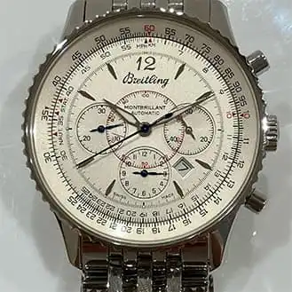 ブライトリング ナビタイマー モンブリラン クロノグラフ SS 腕時計