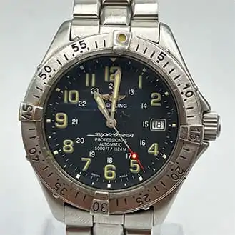 ブライトリング スーパーオーシャン プロフェッショナル 1524M デイト ブラック文字盤 腕時計