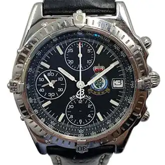 ブライトリング クロノマット 香港ロイヤルエアフォース AT 黒文字盤 革ベルト 香港返還限定 A13050.1 腕時計