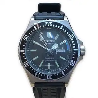 シチズン ダイバーズウオッチ クリストロン GN-4-5 44-0019 デイデイト Qz 不動 腕時計
