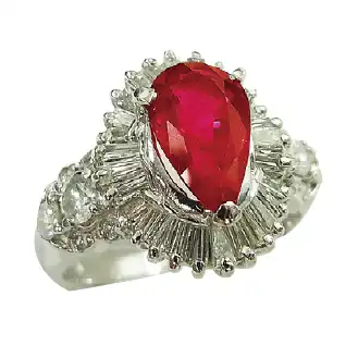 ルビー リング 宝石3.2ct