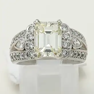 ダイヤ リング PT900 宝石3.13ct D1.00ct