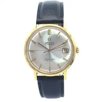 シーマスター デビル 3針 デイト YG フェイスのみ ※要OH ベルト社外 腕時計