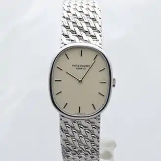 パテック フィリップ
 ゴールデンエリプス K18WG 手巻 腕時計