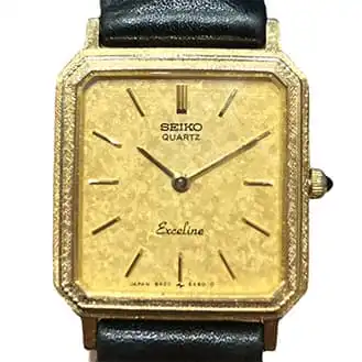 seiko 8420-5410 エクセリーヌ ゴールドカラー クオーツ 腕時計