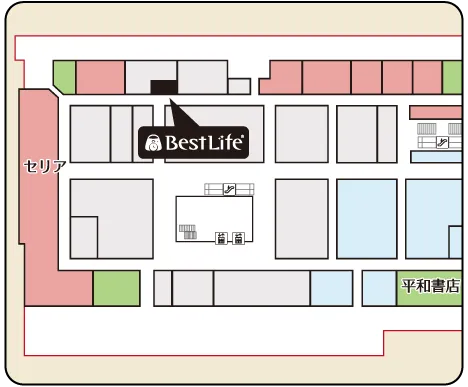 買取専門店 買取専門店 ベストライフ アル・プラザ香里園店  フロアマップ