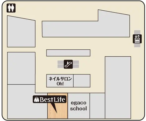 ベストライフ 新宿マルイ アネックス店  フロアマップ