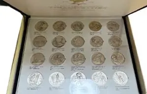 アメリカ合衆国の偉大なる歴史銀貨セット