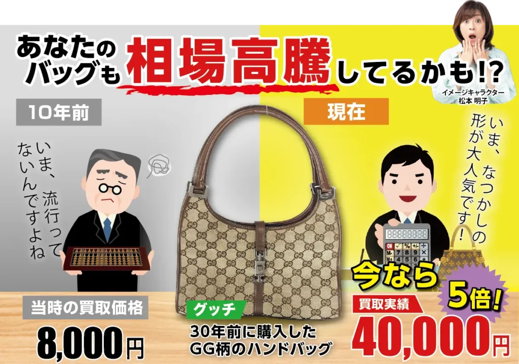 あなたのバッグも相場高騰してるかも！？